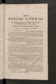 Kuryer Litewski. 1797/1798, nr 85
