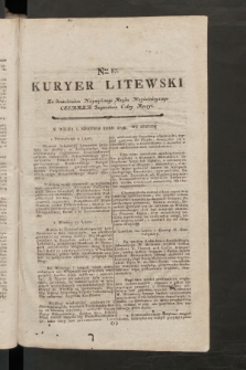 Kuryer Litewski. 1797/1798, nr 87