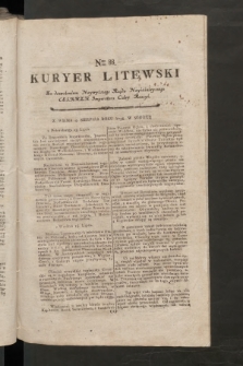 Kuryer Litewski. 1797/1798, nr 88