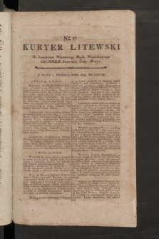 Kuryer Litewski. 1797/1798, nr 97