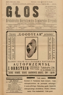 Głos Drohobycko-Borysławsko-Samborsko-Stryjski : bezpłatny tygodnik informacyjny. 1929, nr 22