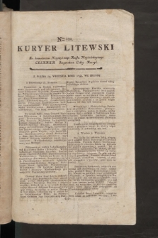 Kuryer Litewski. 1797/1798, nr 101