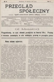 Przegląd Społeczny : tygodnik naukowo-literacki, społeczny i polityczny. 1907, nr 26