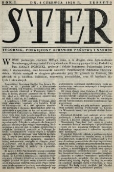 Ster : tygodnik poświęcony sprawom państwa i narodu. 1926, nr 5