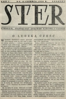 Ster : tygodnik poświęcony sprawom państwa i narodu. 1926, nr 7