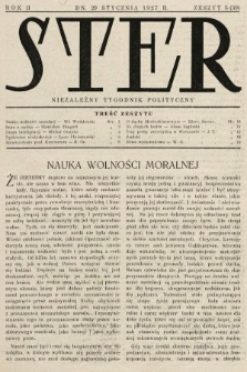 Ster : niezależny tygodnik polityczny. 1927, nr 5