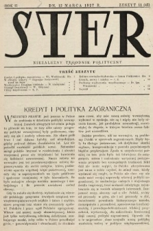 Ster : niezależny tygodnik polityczny. 1927, nr 11