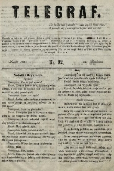 Telegraf. 1853, nr 92