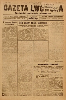 Gazeta Lwowska. 1923, nr 206