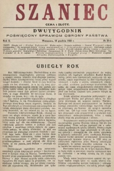 Szaniec : dwutygodnik poświęcony sprawom obrony Państwa. 1928, nr 23-24