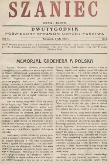 Szaniec : dwutygodnik poświęcony sprawom obrony Państwa. 1929, nr 2
