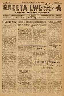 Gazeta Lwowska. 1923, nr 210