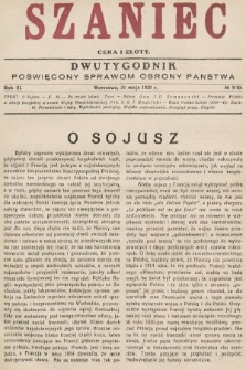 Szaniec : dwutygodnik poświęcony sprawom obrony Państwa. 1929, nr 9-10