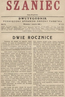 Szaniec : dwutygodnik poświęcony sprawom obrony Państwa. 1929, nr 13-14