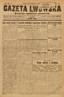 Gazeta Lwowska. 1923, nr 214