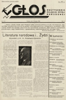 Głos : dwutygodnik polskiej myśli narodowej. 1934, nr 9-10