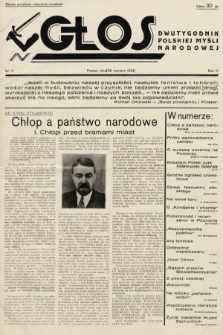 Głos : dwutygodnik polskiej myśli narodowej. 1934, nr 11