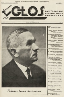 Głos : dwutygodnik polskiej myśli narodowej. 1934, nr 13-15