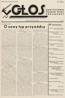 Głos : dwutygodnik polskiej myśli narodowej. 1935, nr 9