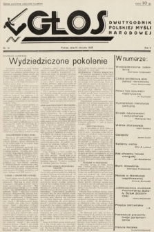 Głos : dwutygodnik polskiej myśli narodowej. 1935, nr 10