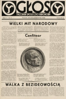 Głos : tygodnik społeczno narodowy. 1935, nr 11
