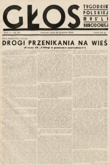 Głos : tygodnik polskiej myśli narodowej. 1935, nr 20