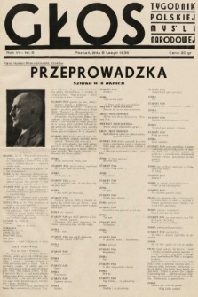 Głos : tygodnik polskiej myśli narodowej. 1936, nr 5
