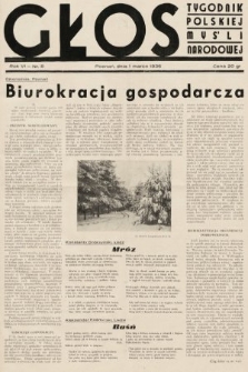 Głos : tygodnik polskiej myśli narodowej. 1936, nr 8