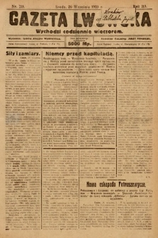 Gazeta Lwowska. 1923, nr 218