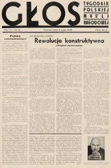 Głos : tygodnik polskiej myśli narodowej. 1936, nr 14