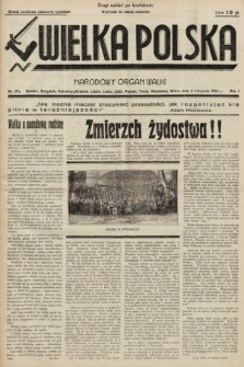 Wielka Polska : narodowy organ walki. 1934, nr 37a (po konfiskacie)