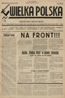 Wielka Polska : narodowy organ walki. 1934, nr 44a (po konfiskacie)
