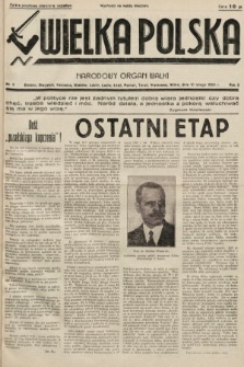 Wielka Polska : narodowy organ walki. 1935, nr 6
