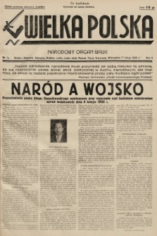 Wielka Polska : narodowy organ walki. 1935, nr 007a