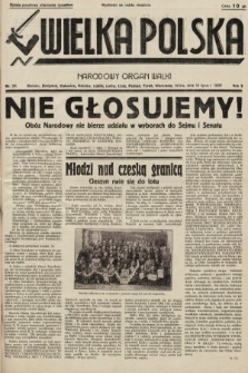 Wielka Polska : narodowy organ walki. 1935, nr 28
