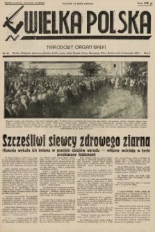 Wielka Polska : narodowy organ walki. 1935, nr 44
