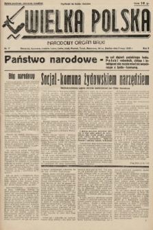 Wielka Polska : narodowy organ walki. 1936, nr 17