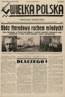 Wielka Polska : narodowy organ walki. 1935, nr 49