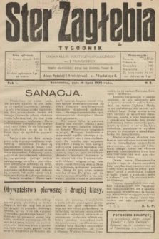 Ster Zagłębia : organ Klubu Polityczno-Społecznego im. J. Piłsudskiego. 1926, nr 3