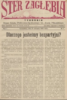 Ster Zagłębia : organ Klubu Polityczno-Społecznego im. J. Piłsudskiego. 1926, nr 7