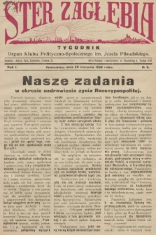 Ster Zagłębia : organ Klubu Polityczno-Społecznego im. J. Piłsudskiego. 1926, nr 9