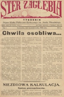 Ster Zagłębia : organ Klubu Polityczno-Społecznego im. J. Piłsudskiego. 1926, nr 14