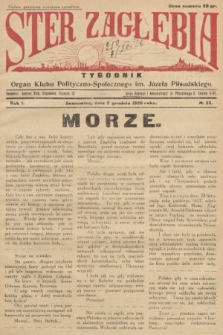 Ster Zagłębia : organ Klubu Polityczno-Społecznego im. J. Piłsudskiego. 1926, nr 23