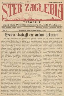 Ster Zagłębia : organ Klubu Polityczno-Społecznego im. J. Piłsudskiego. 1926, nr 24