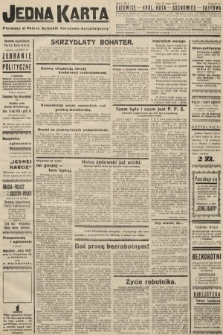Jedna Karta : pierwszy w Polsce dziennik Narodowo-Socjalistyczny. 1933, nr 9