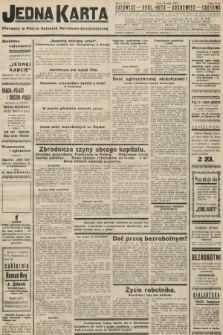 Jedna Karta : pierwszy w Polsce dziennik Narodowo-Socjalistyczny. 1933, nr 10