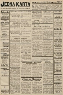 Jedna Karta : pierwszy w Polsce dziennik Narodowo-Socjalistyczny. 1933, nr 12