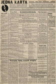 Jedna Karta : pierwszy w Polsce dziennik Narodowo-Socjalistyczny. 1933, nr 18