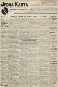 Jedna Karta : pierwszy w Polsce dziennik Narodowo-Socjalistyczny. 1933, nr 46