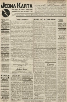 Jedna Karta : pierwszy w Polsce dziennik Narodowo-Socjalistyczny. 1933, nr 49